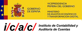 Logotipo del Instituto de Contabilidad y Auditoría de Cuentas