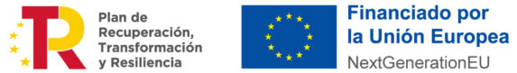 logotipos Unión Europea y Plan de Recuperación, Transformación y Resilencia